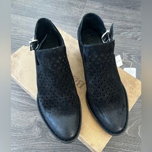 BORN Nanna Black Suede Bootie